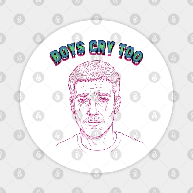 Boys Cry Too Magnet by enrynz